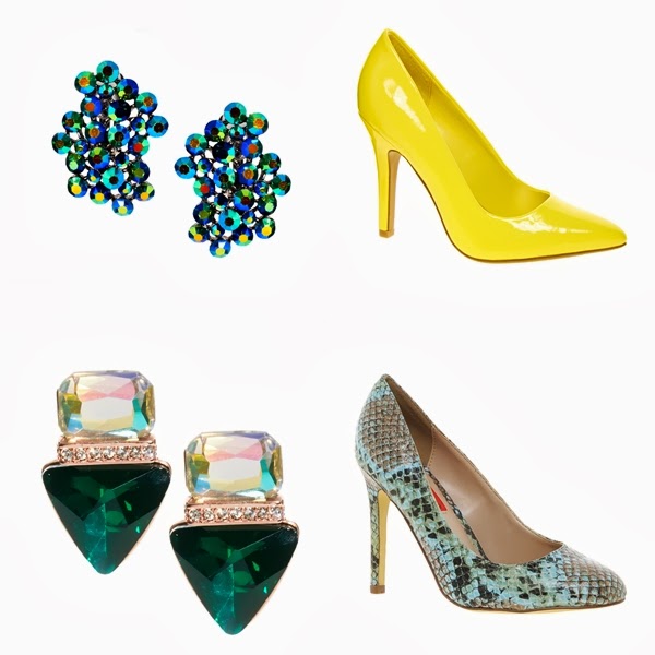 chandelier earrings,pointed toe heels,yellow pointy toe shoe