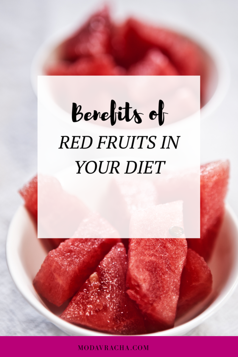 Benefits of red fruits and health uses.