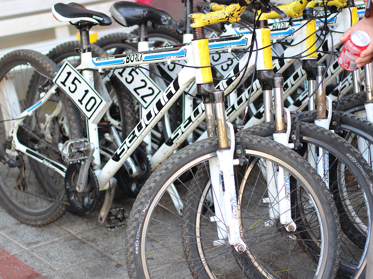 bicycles for rent at buyukada island