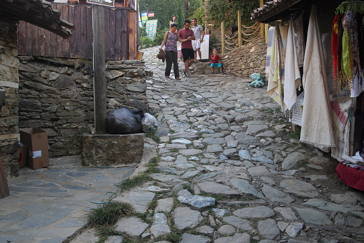 a stone road in sirince