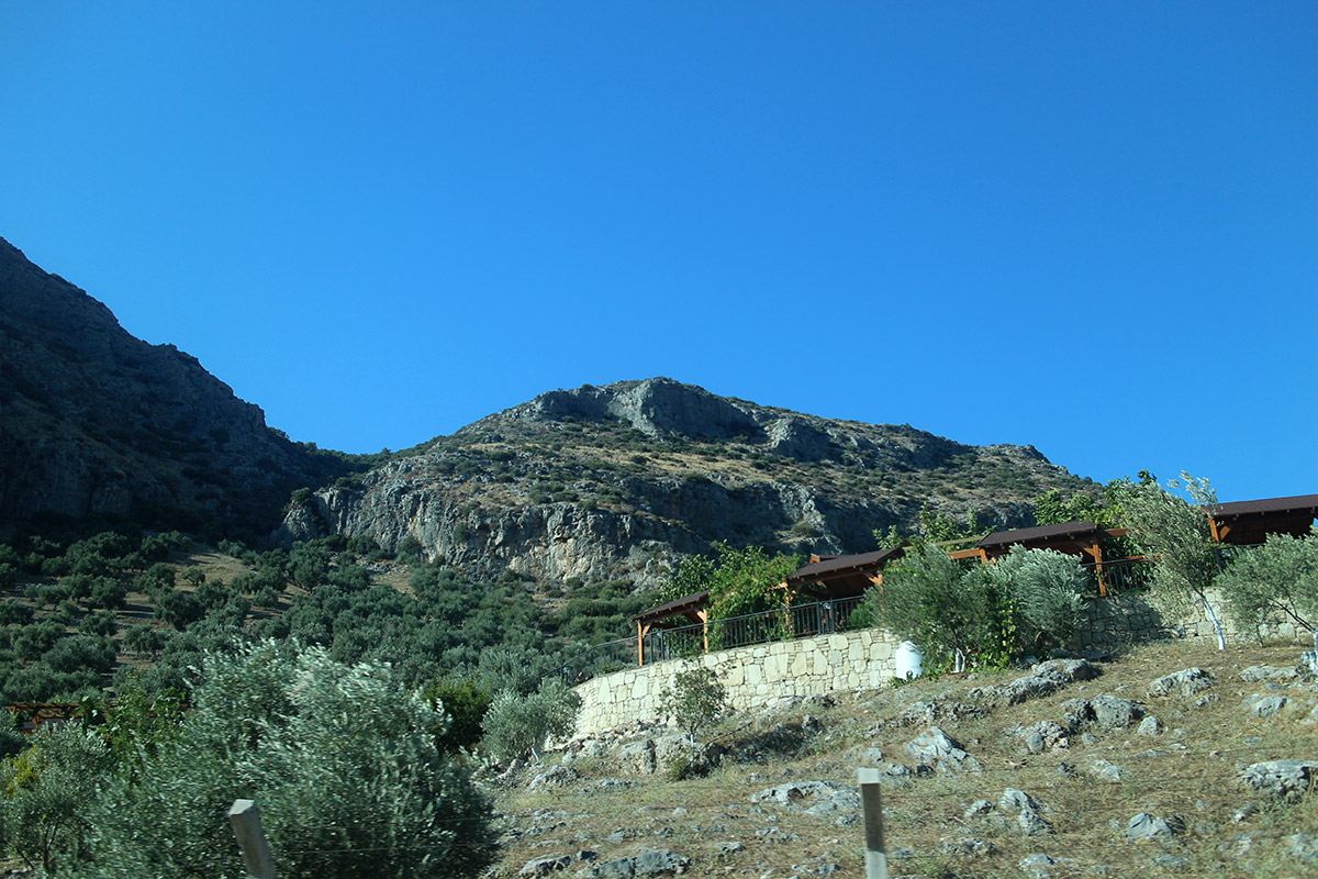 scenery on the road to sirince