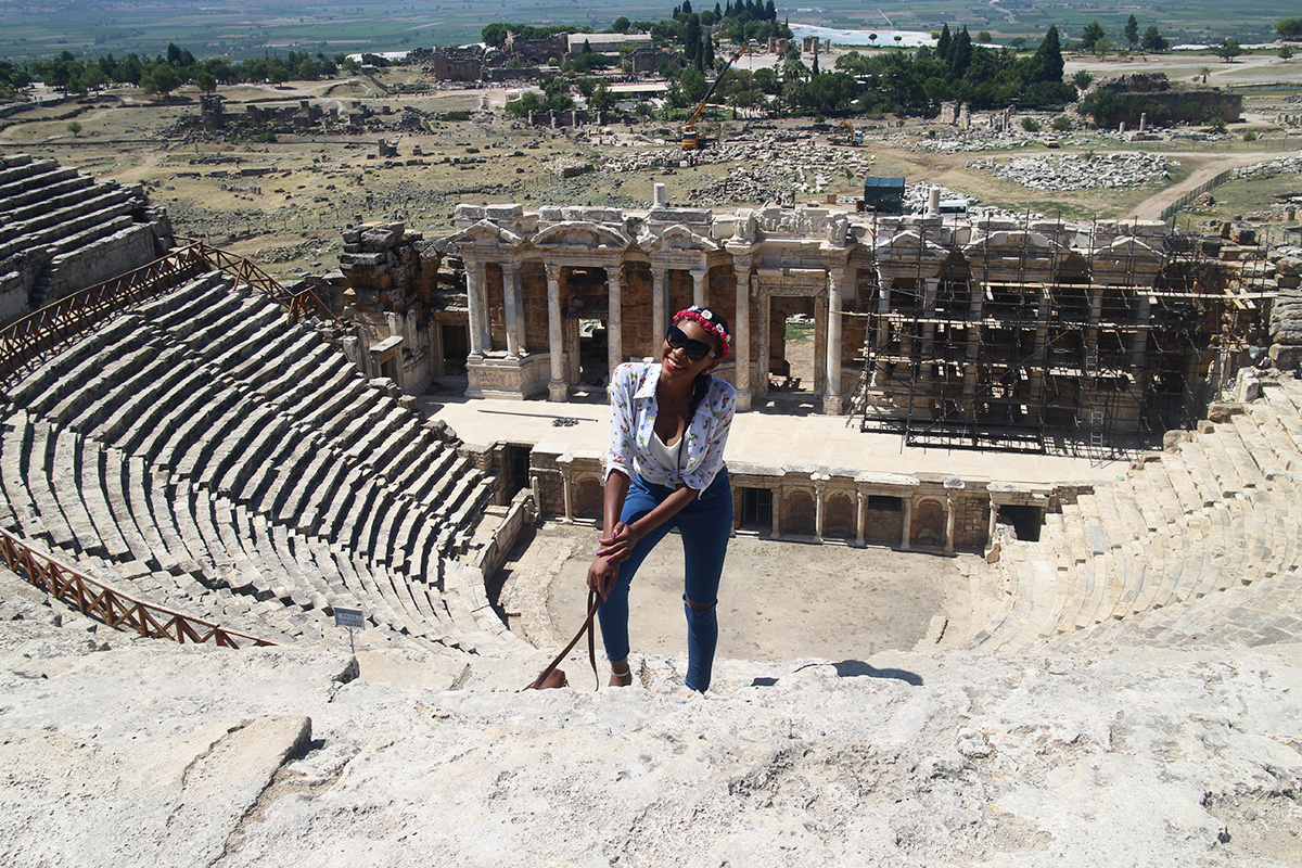 inside the hierapolis theater 