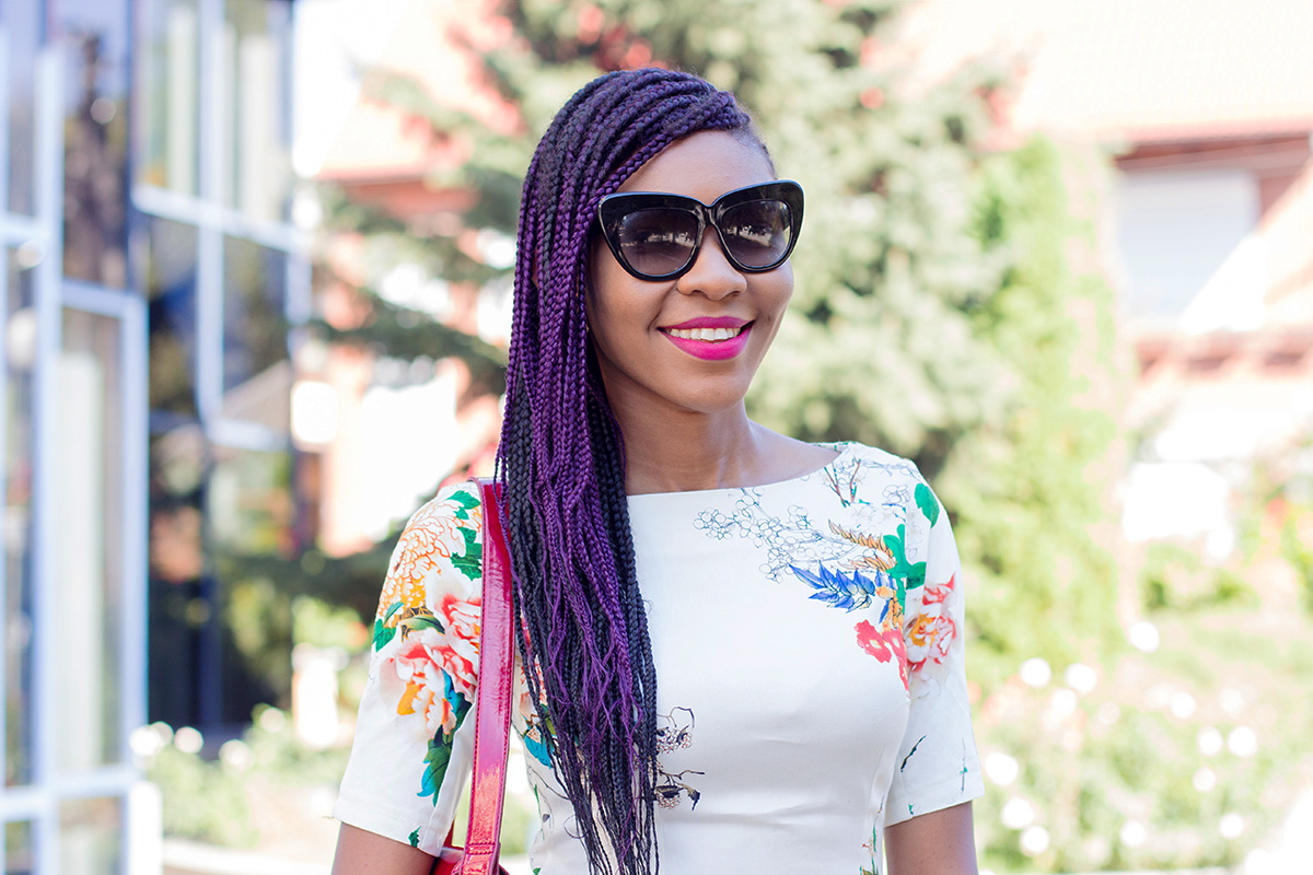 style blogger floral print style