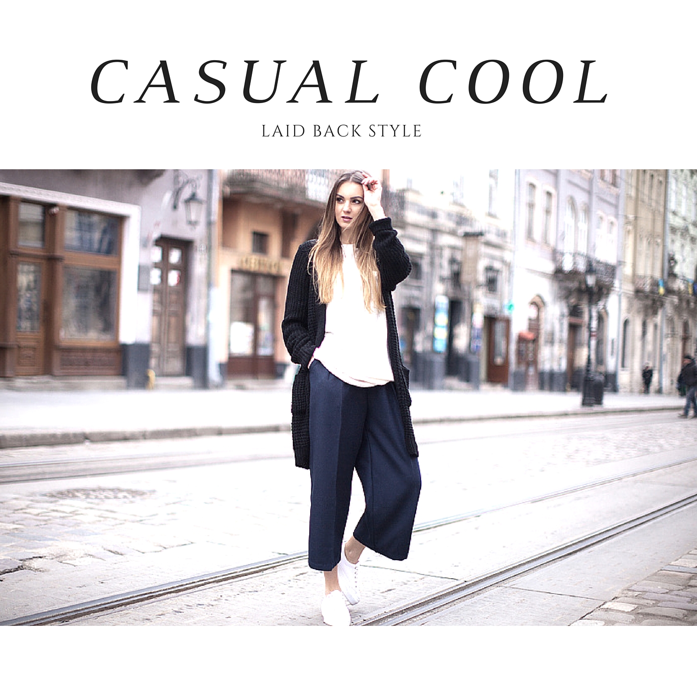 Casual culotte laid back style