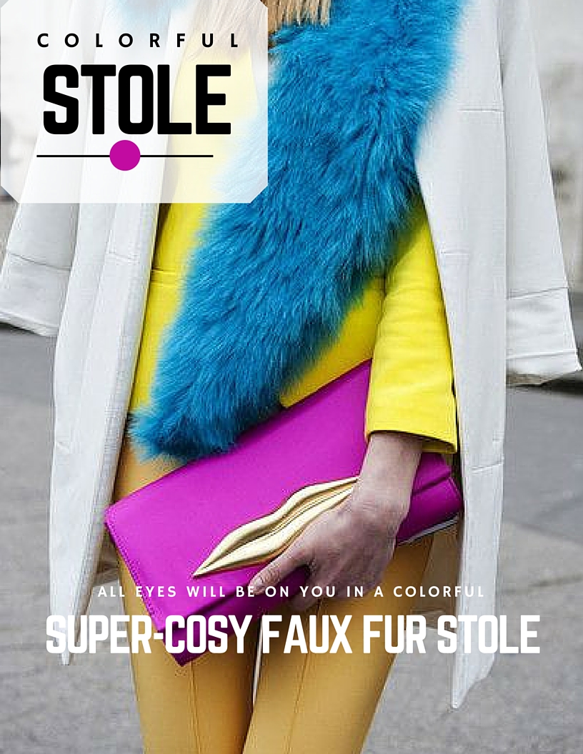 colorful stoles trend