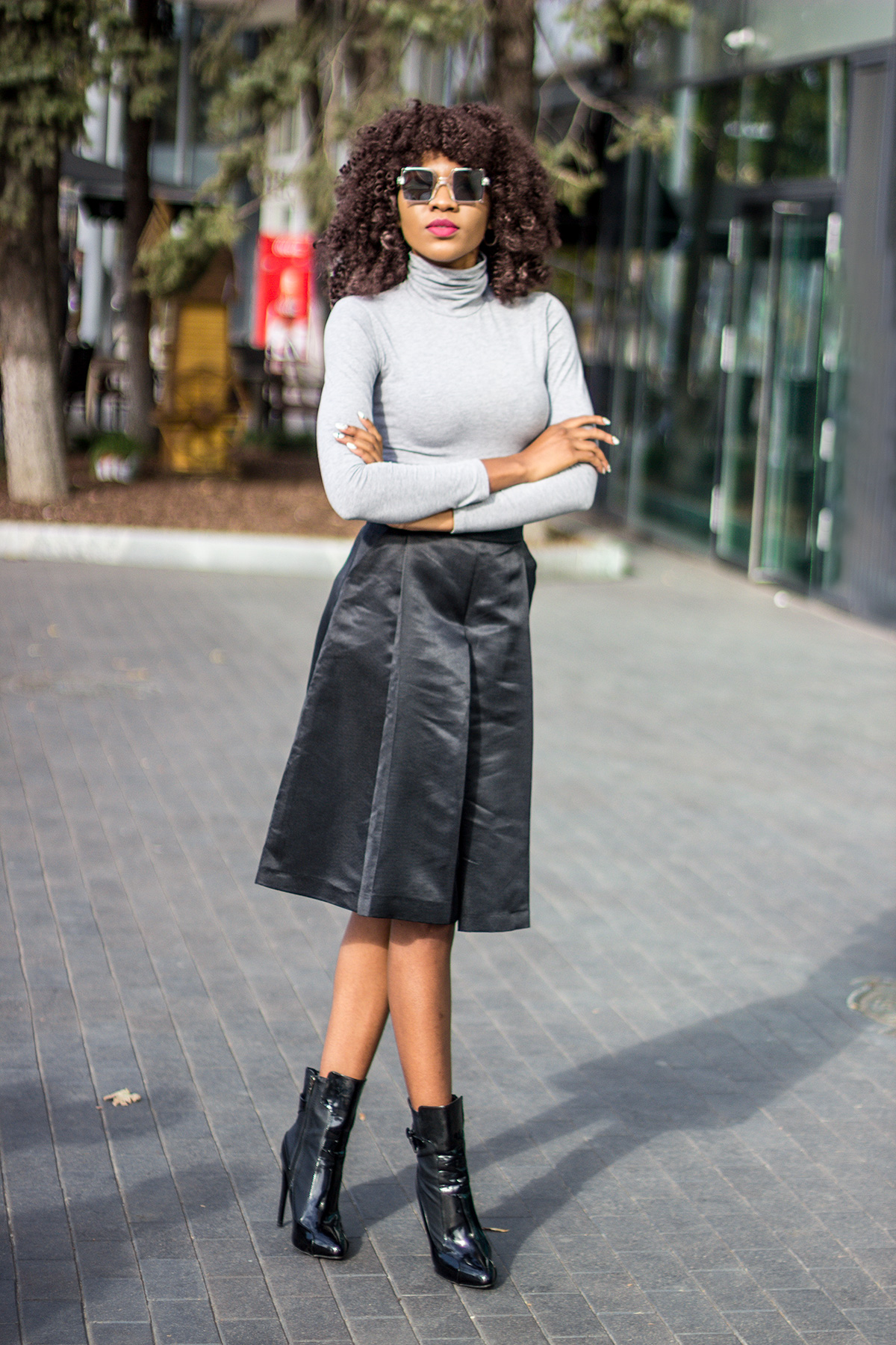 How to wear culottes with basics
