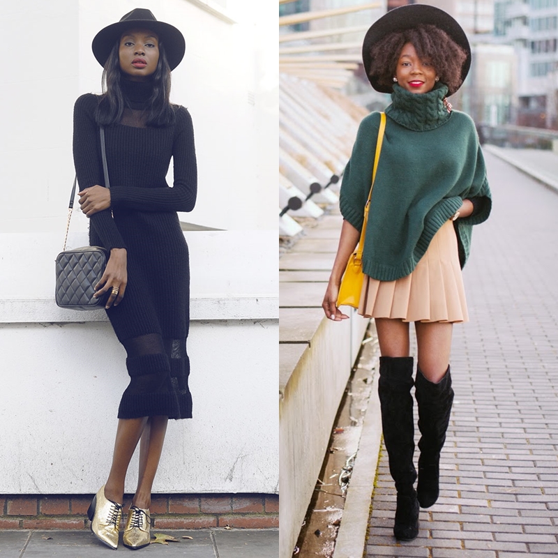 sweater fashion with hats