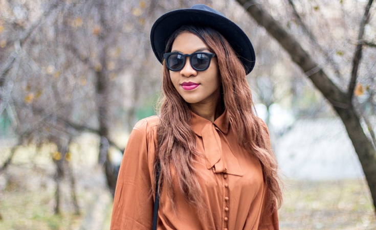 Blogger hat outfit