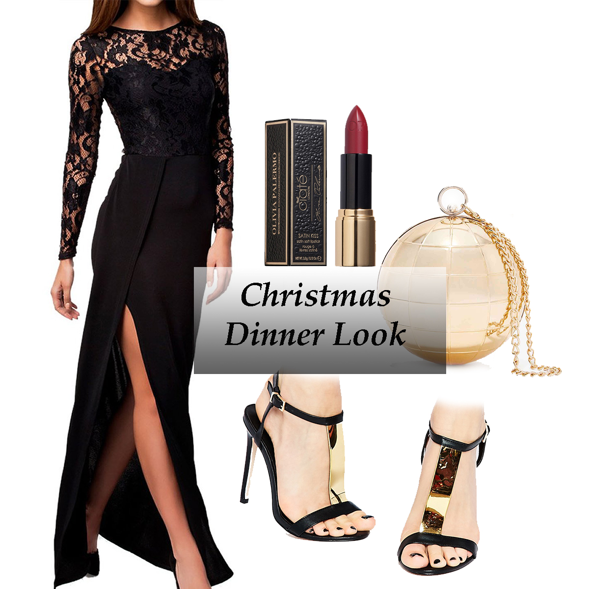 Christmas holiday look for dinner