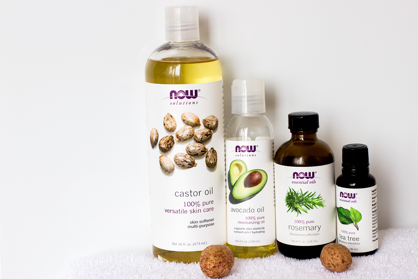 Now solutions oil for hair and skin