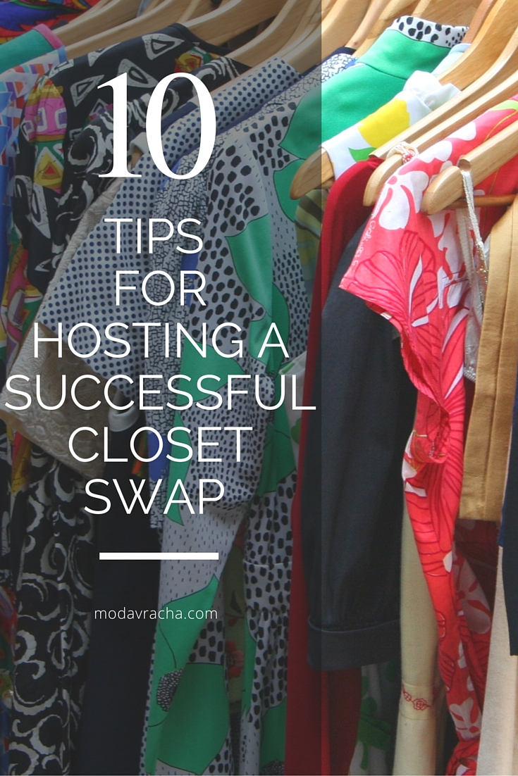 10 tips for hosting a successful closet swap
