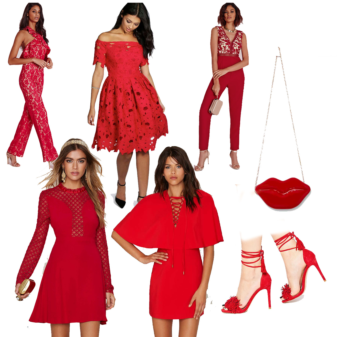 Red Valentine outfit idea