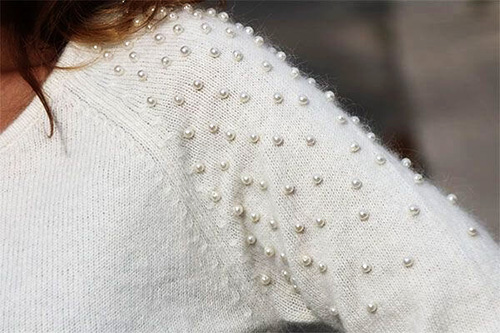 How to Wear Pearls on clothes
