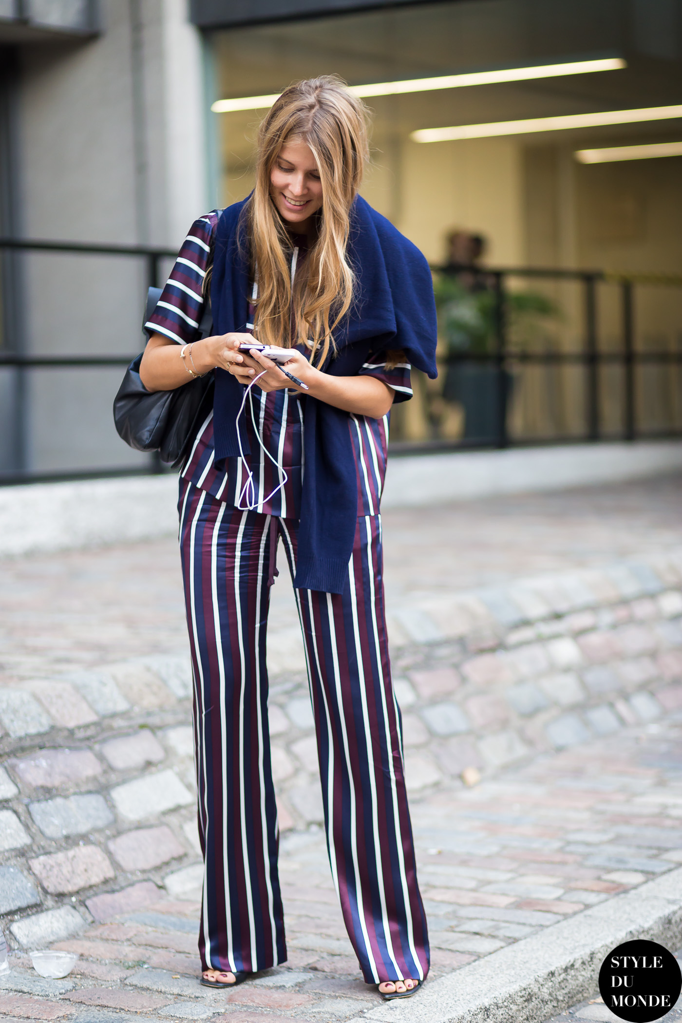 Stripe pyjamas outfit