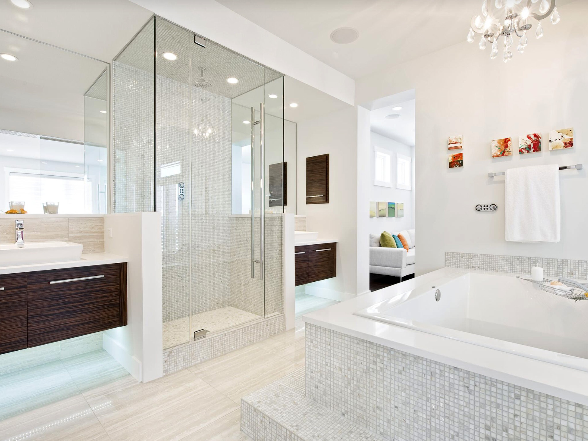 white bathroom nterior design inspiration