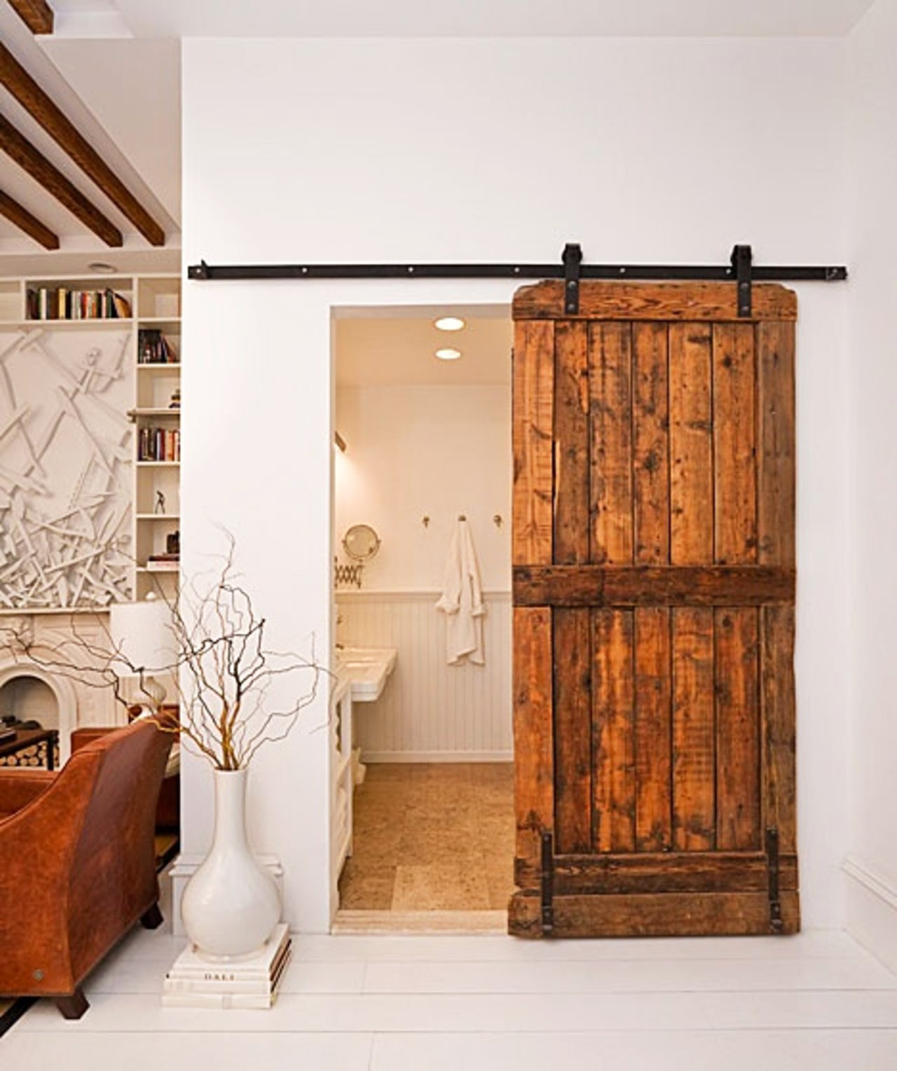 wooden inspired bathroom