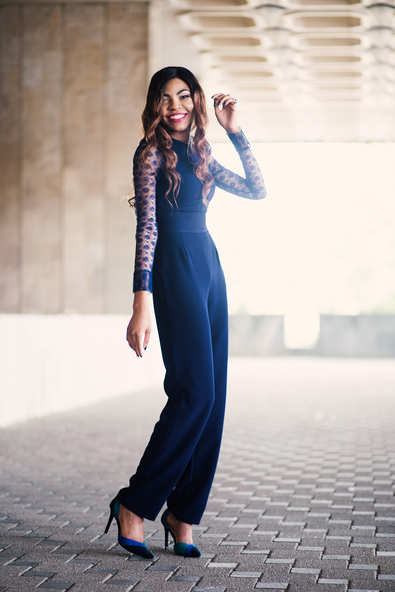 Elie Saab inspired jumpsuit on blogger modavracha