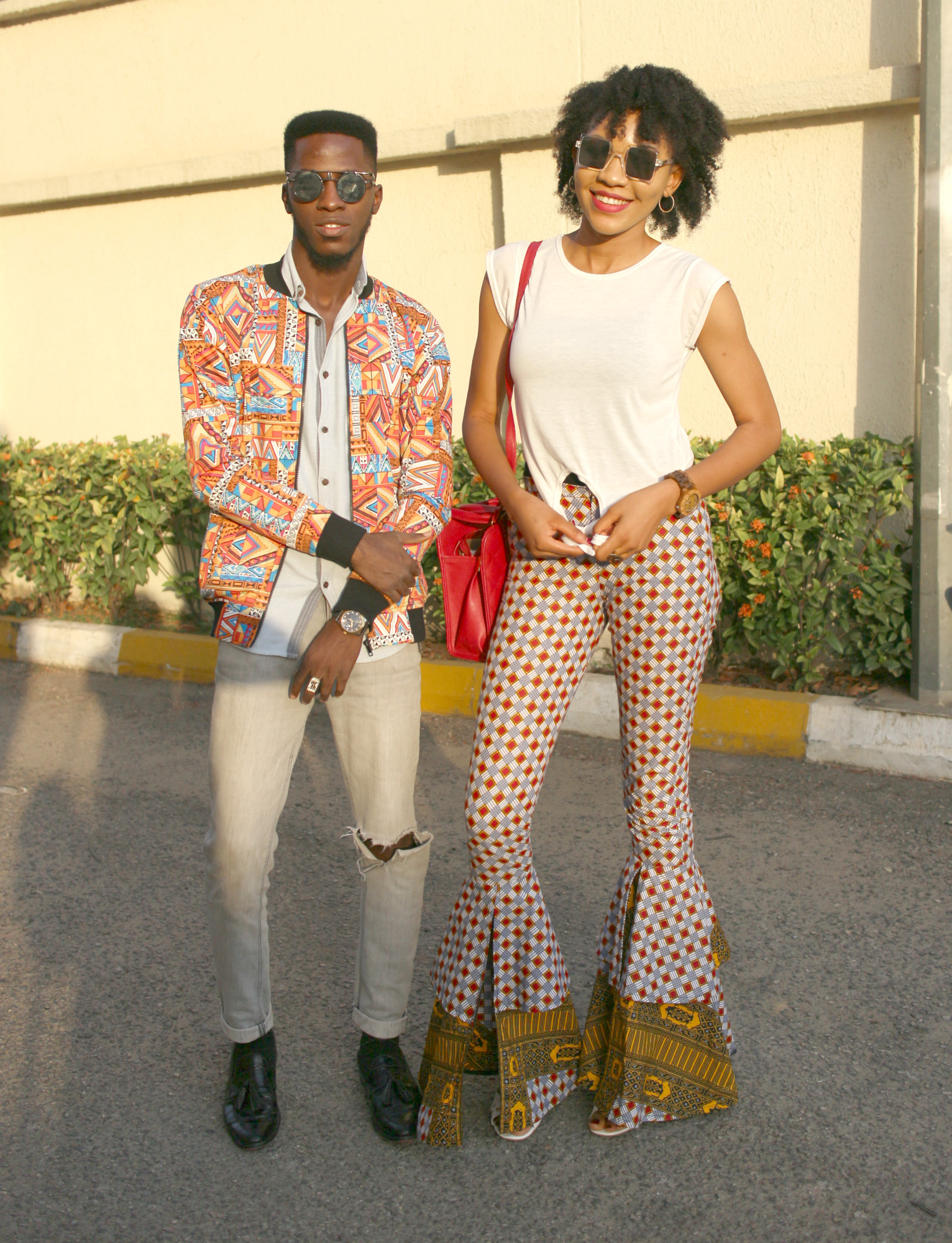 Nigerian fashion bloggers Akin faminu and modavracha