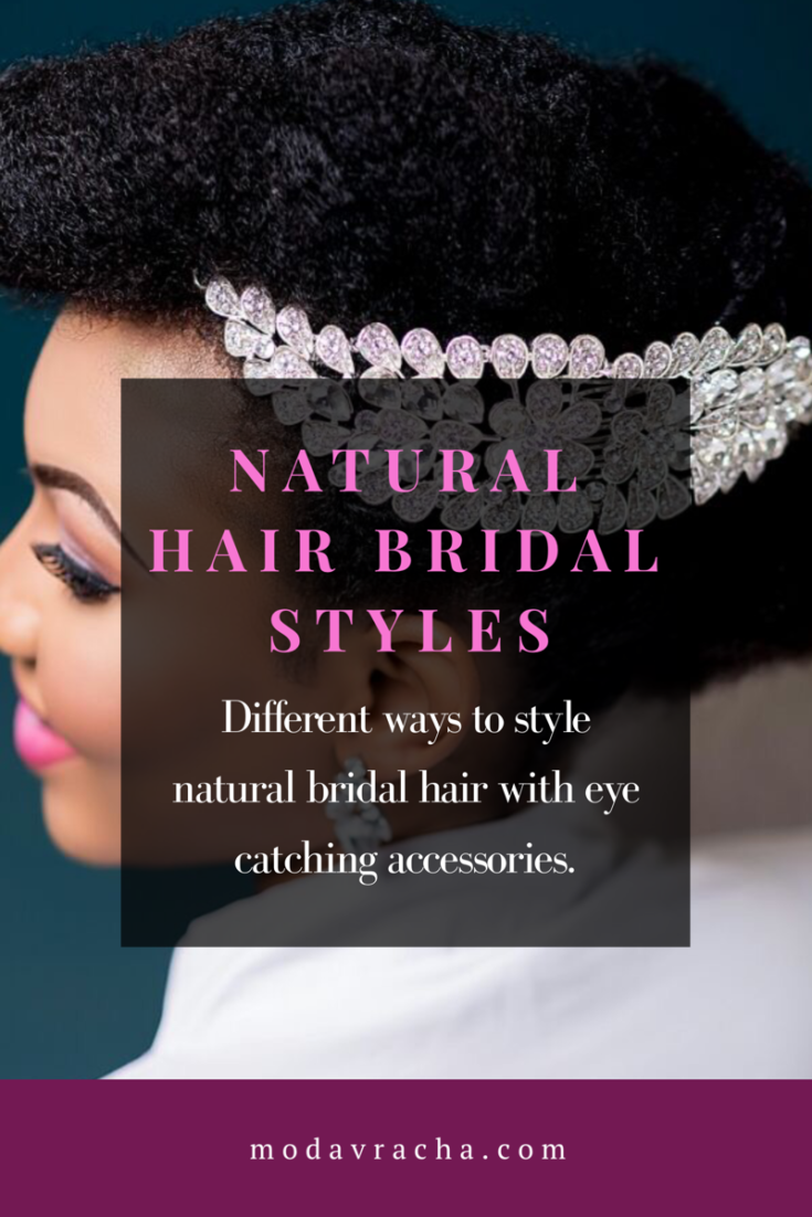 How to style natural bridal hair Nigeria, natural Bridal hair inspiration, Nigerian natural hair bride
