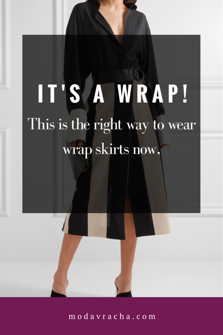 Ways to wear wrap skirts