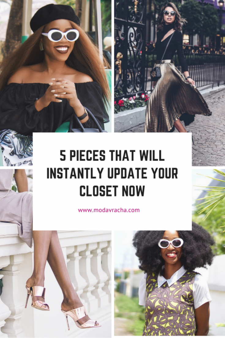 5 pieces that will update your closet now