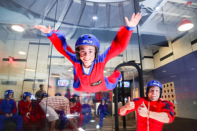 Top things to do in Dubai - indoor skydiving 