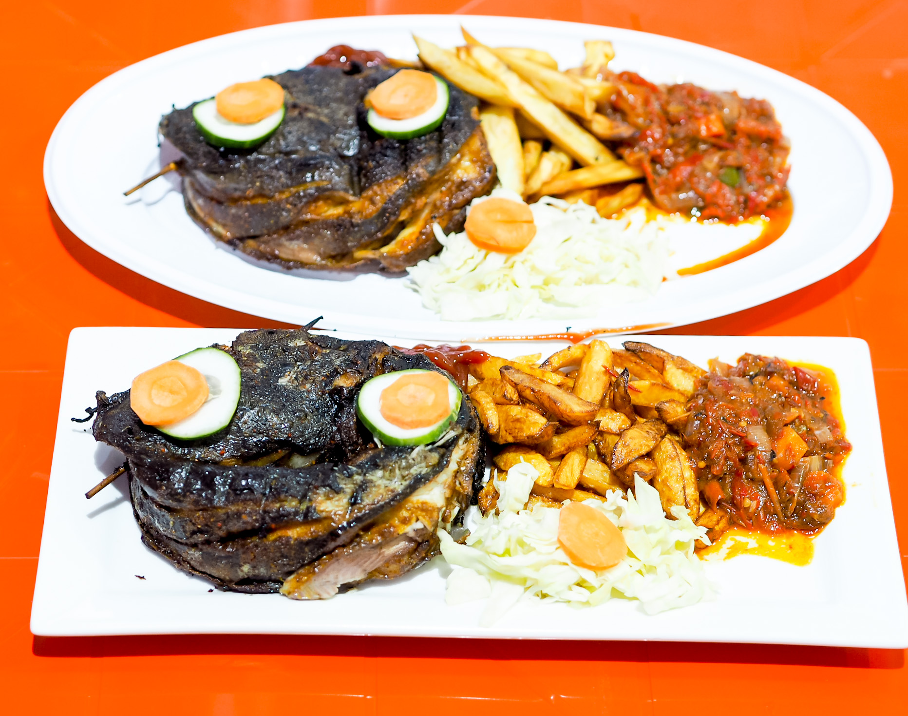 Catfish menu at the Grill Abuja 