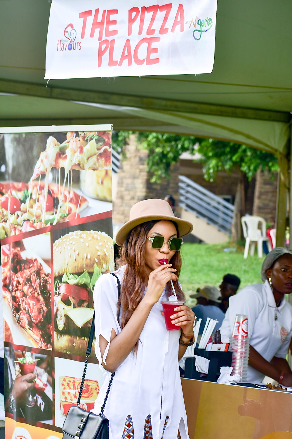 Food and drink stand at Nigerian flavours 2018 in Abuja