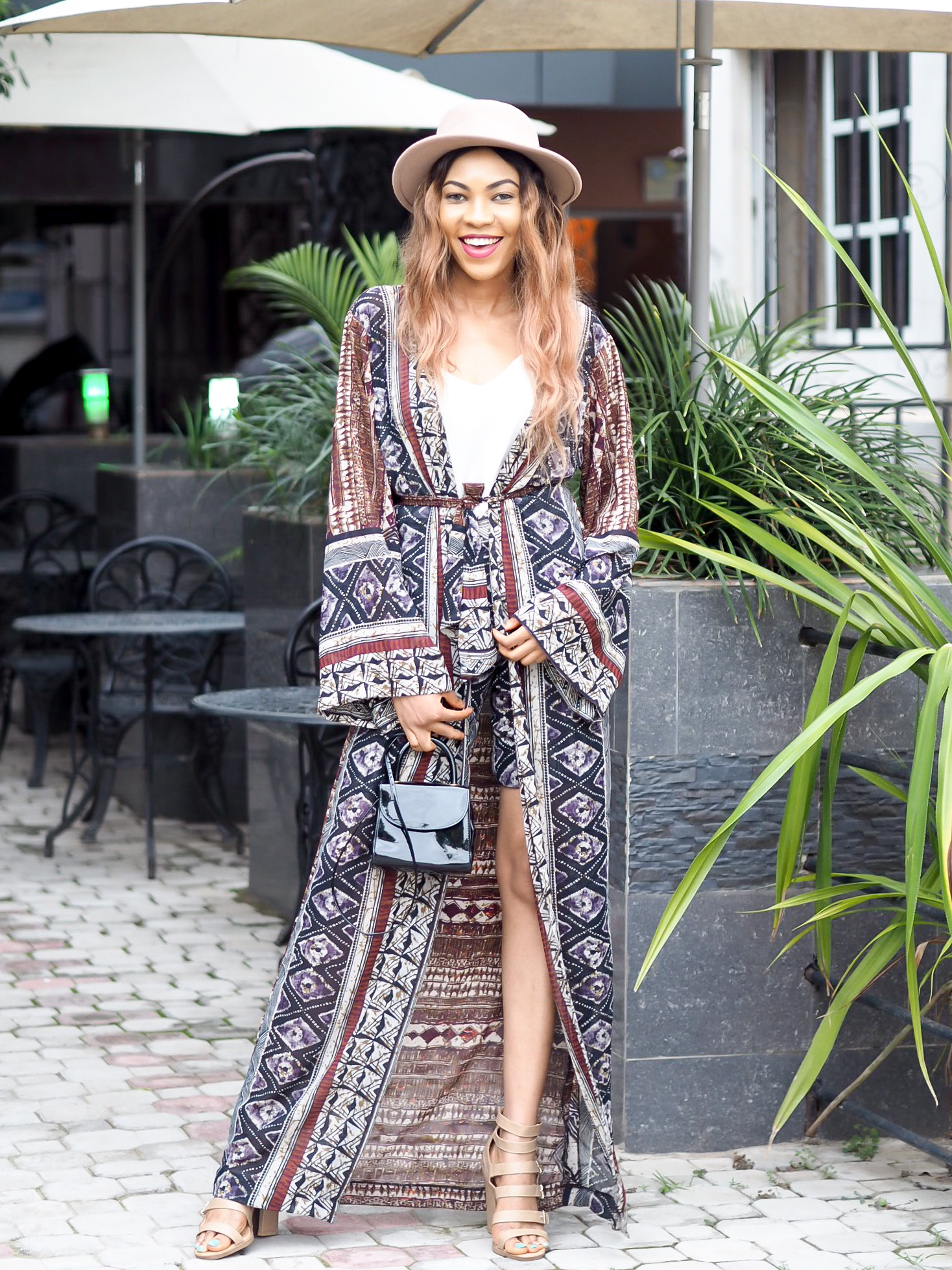 kimono shorts outfit by Abuja based fashion and lifestyle blogger modavracha 
