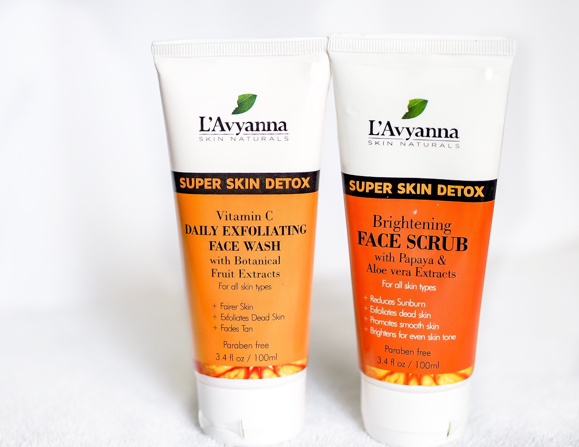 Lavyanna Skincare Products - Face wash and face scrub