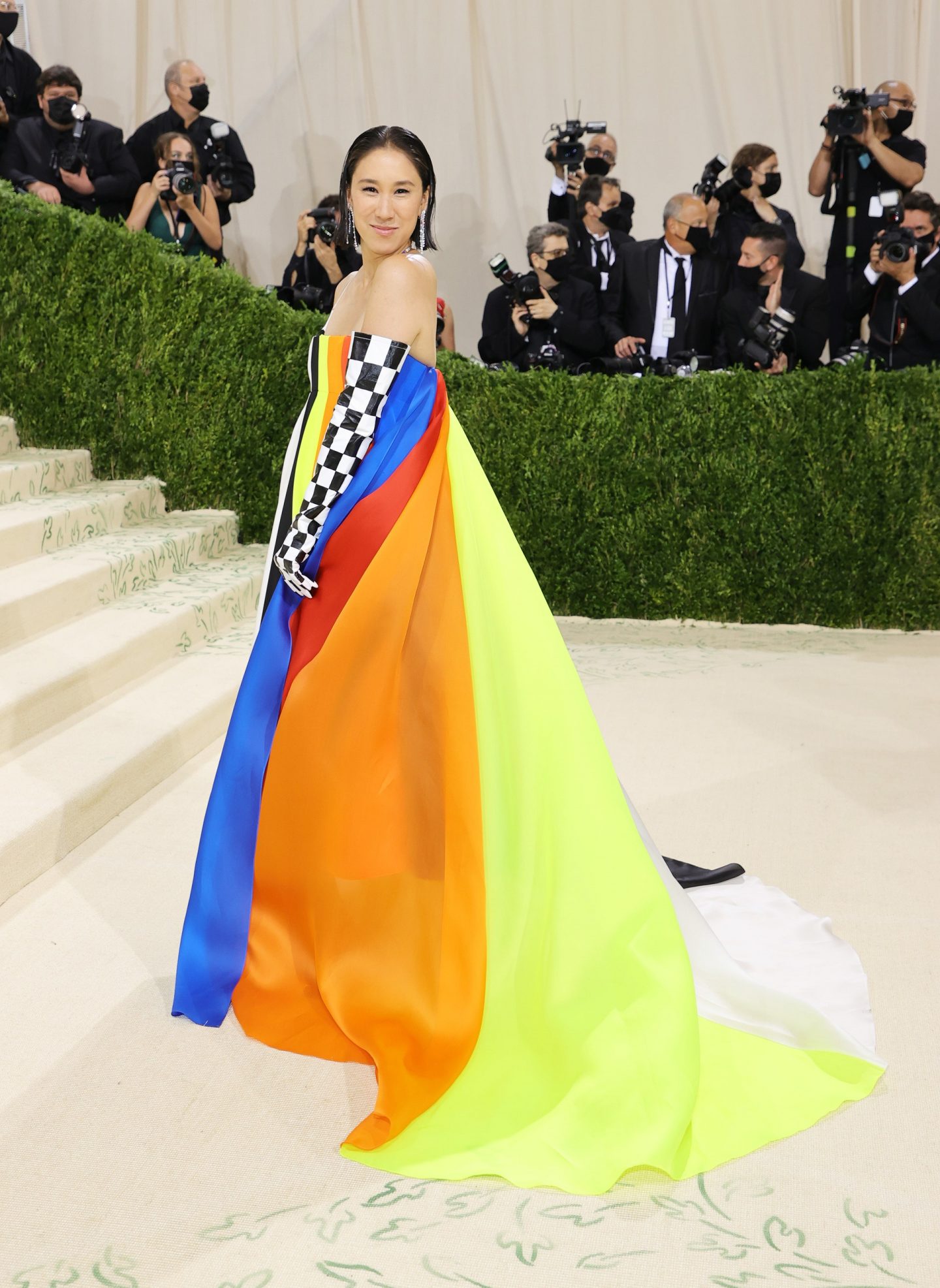 Eva Chen in Christopher John Rogers Met gala 2021 outfits