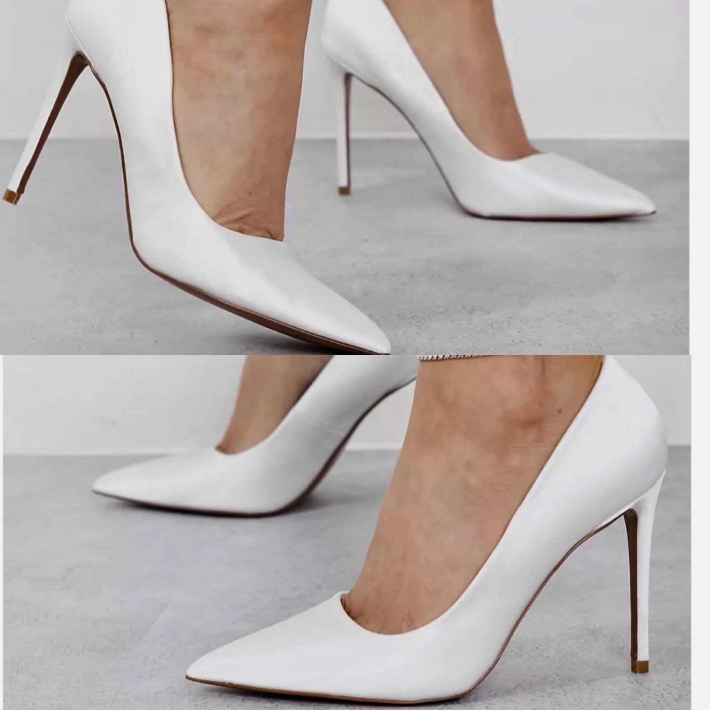Asos White heels