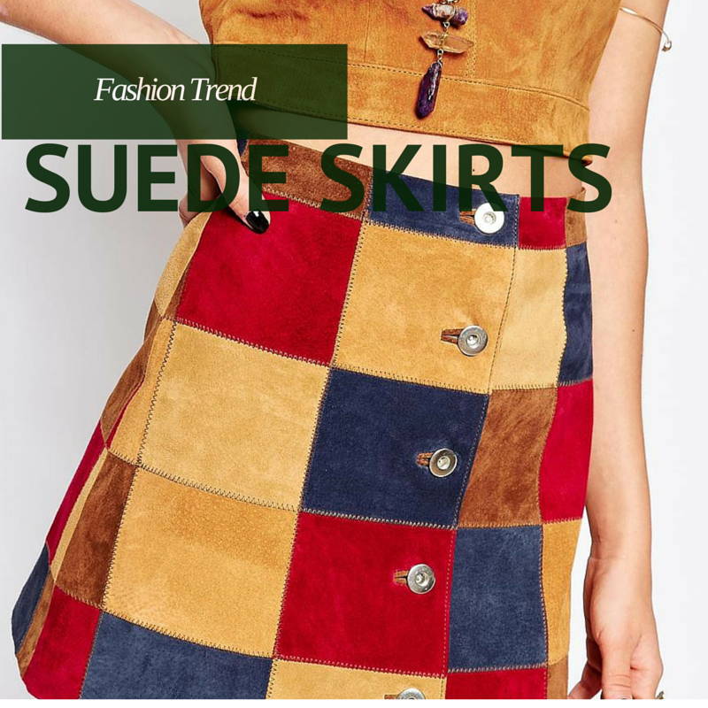 Suede skirts