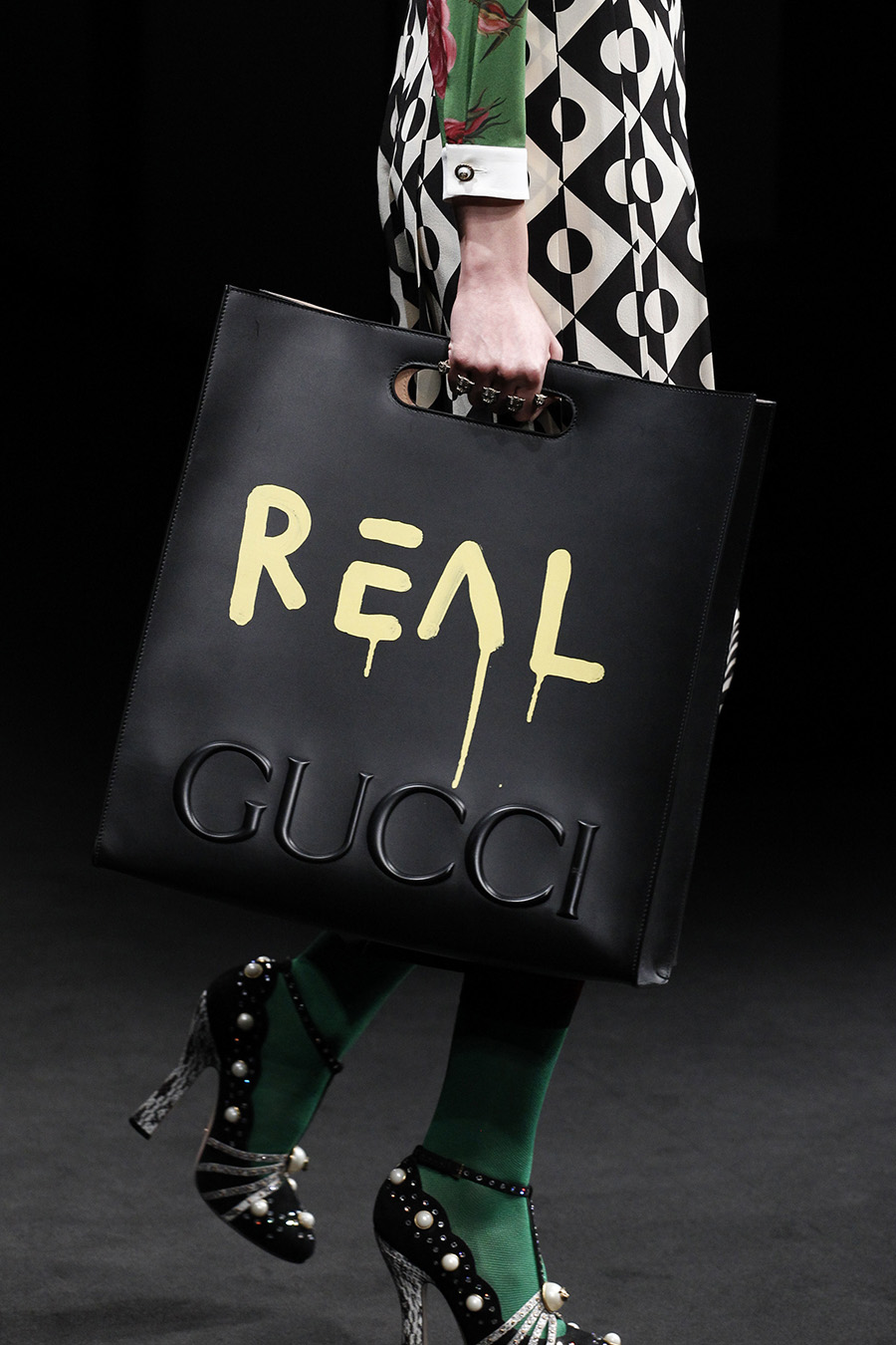 Gucci 2016 fake and real bag show