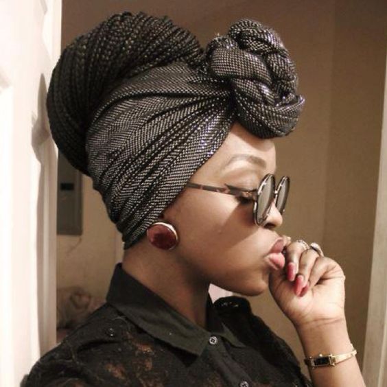 Wrap box braid styles 