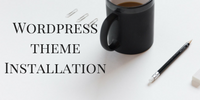 Wordpress theme installation service