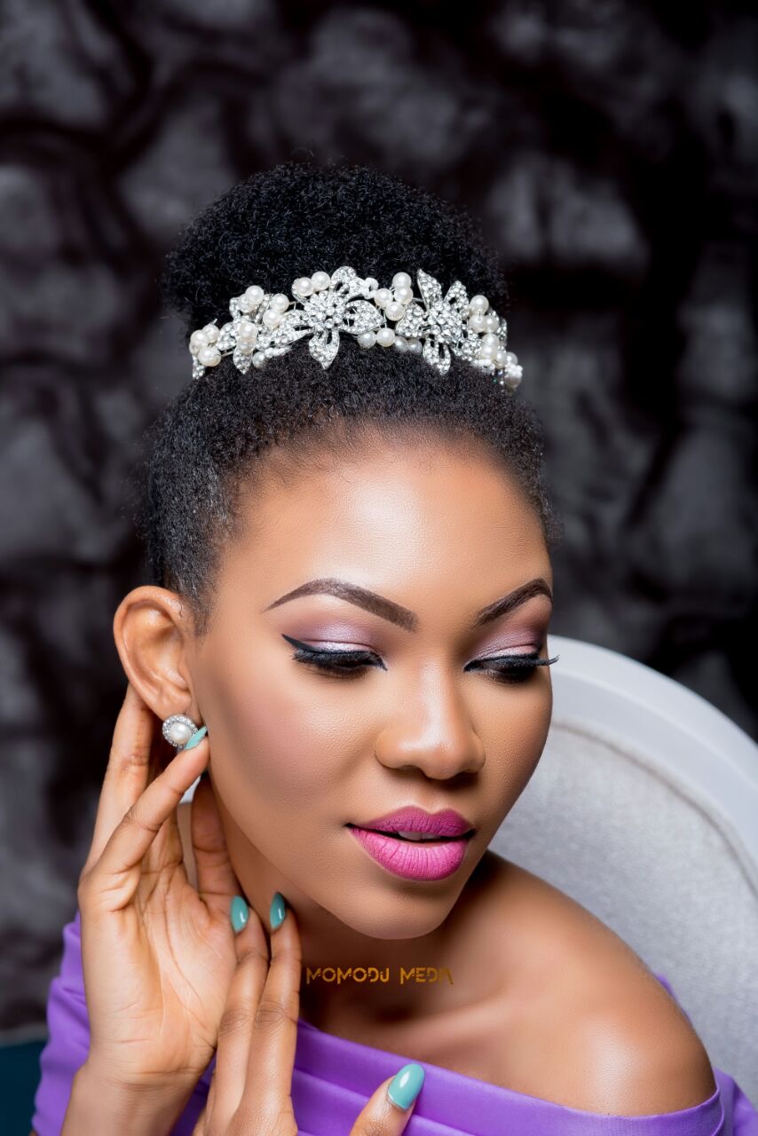 How To Style Bridal Natural Hair - A Nigerian Naturalista's Bridal Hair