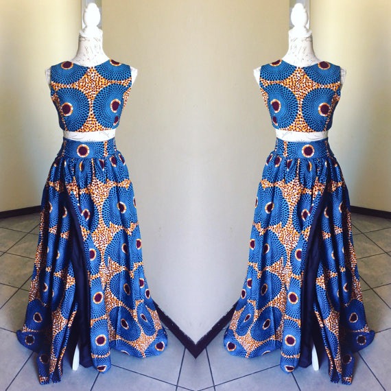 African wrap skirt 