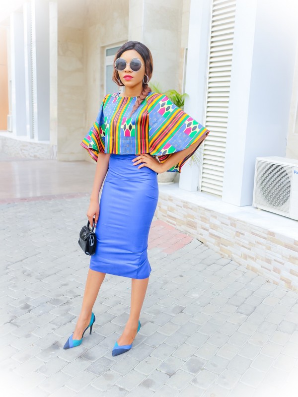 Kente Cape Dress Outfit | Wearing One of My African Print Dresses