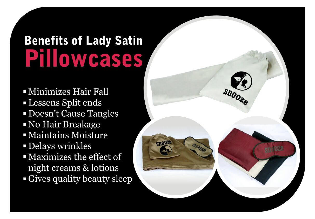 Lady satin pillowcases