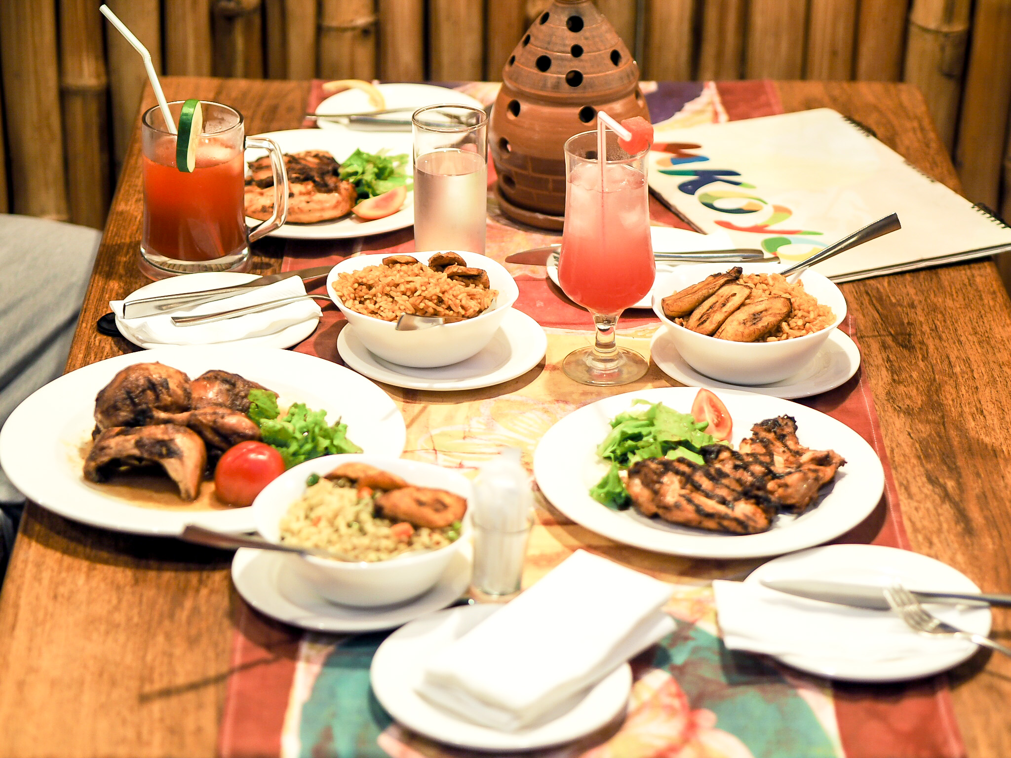 Chicken menu for dinner at nkoyo in Ceddi Plaza Abuja 