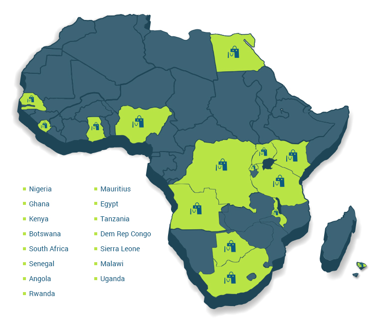 Countries mallforafrica delivers to