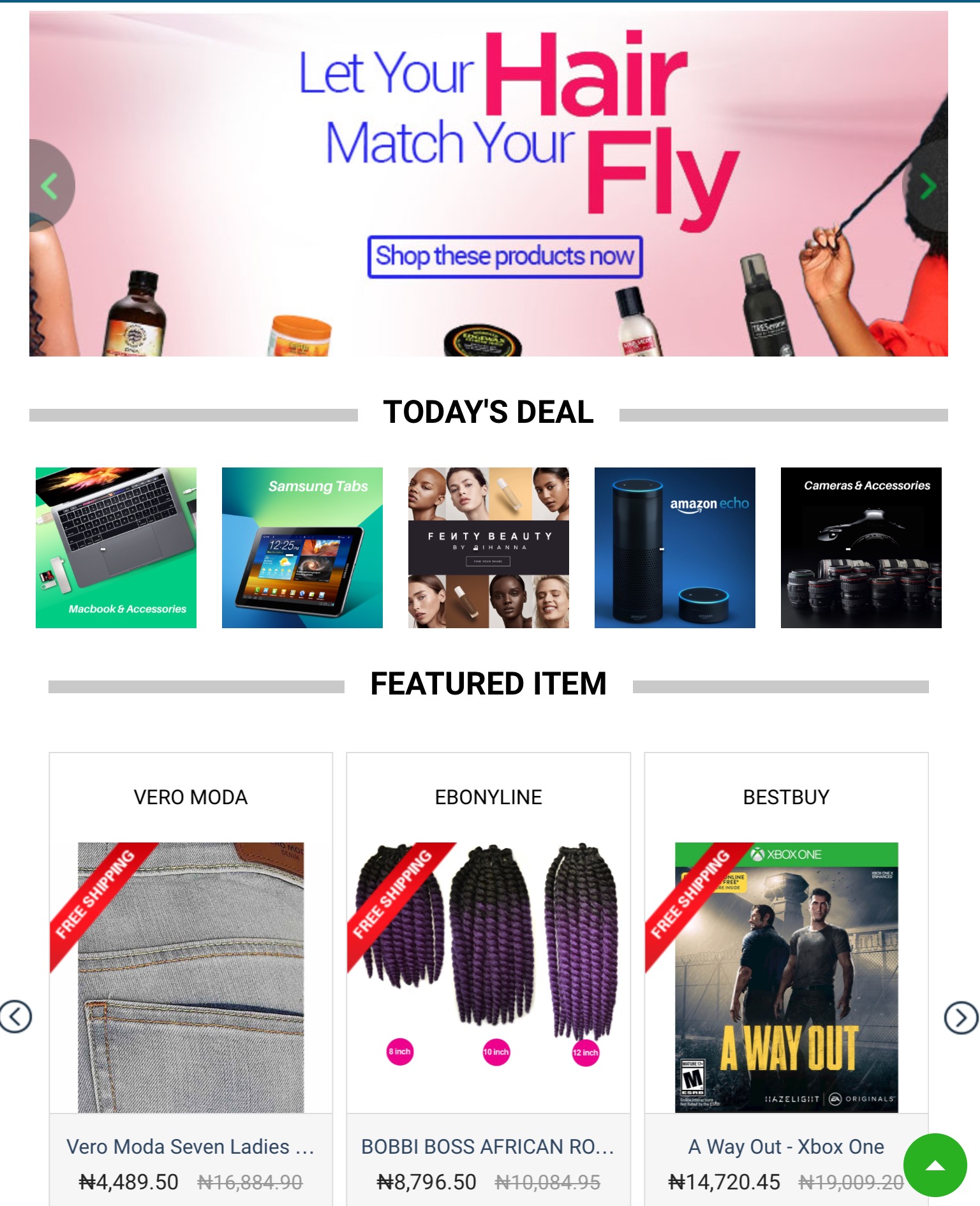online shopping from USA to Nigeria using Mallforafrica app